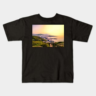 Aberystwyth Costal Scenery From Constitution Hill Kids T-Shirt